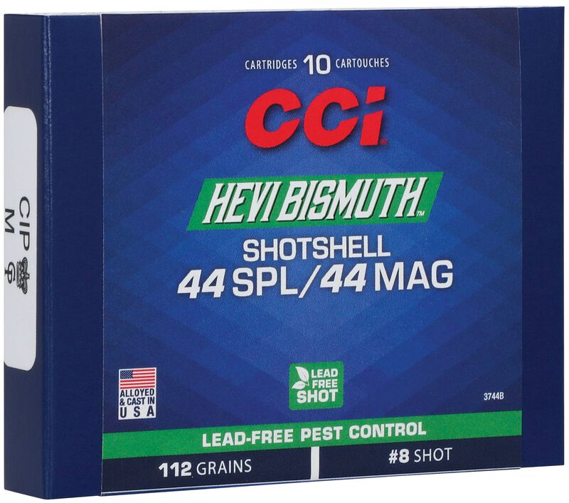 CCI 44SPL/REM BISMUTH SHOTSHELL 10/20 - Ammunition